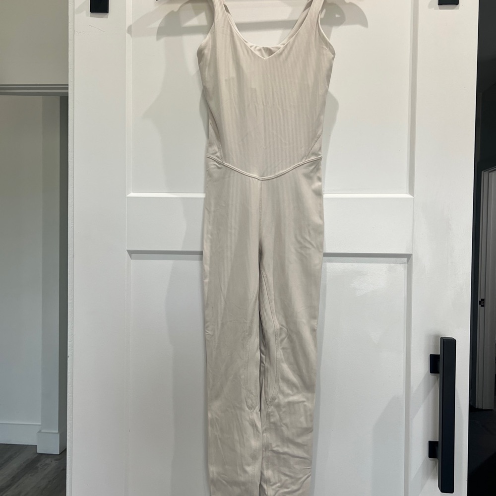 Lululemon Athletica Cream Jumpsuit
